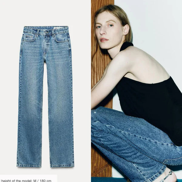 Straight High Jeans