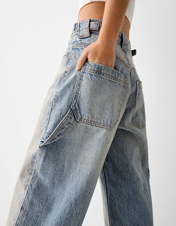 Balloon fit baggy jeans