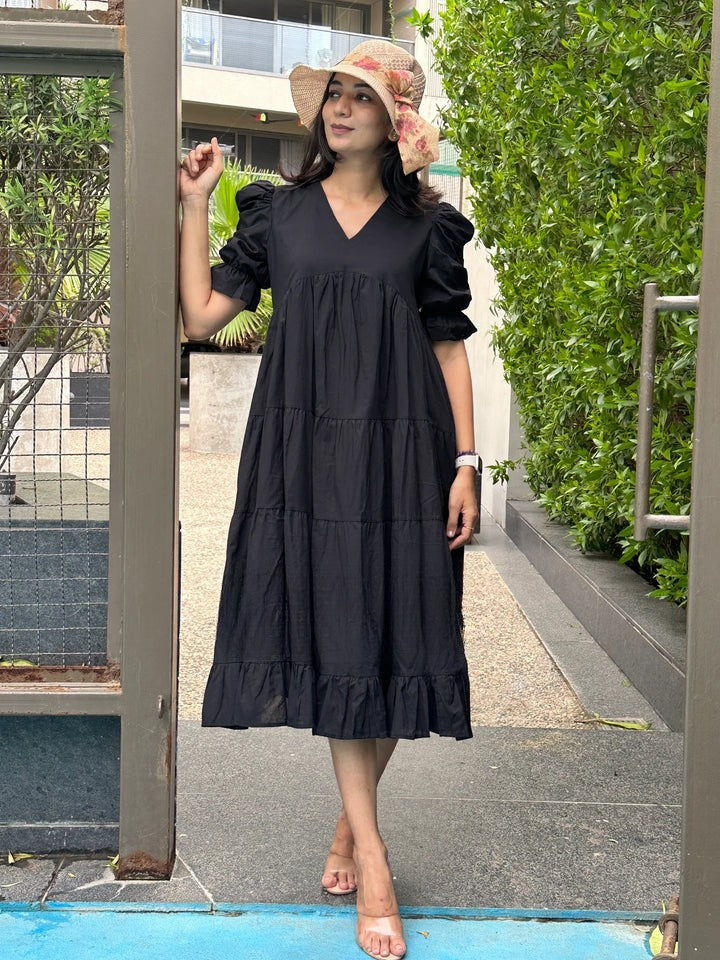 Blackberry Fairytale MIDI Dress