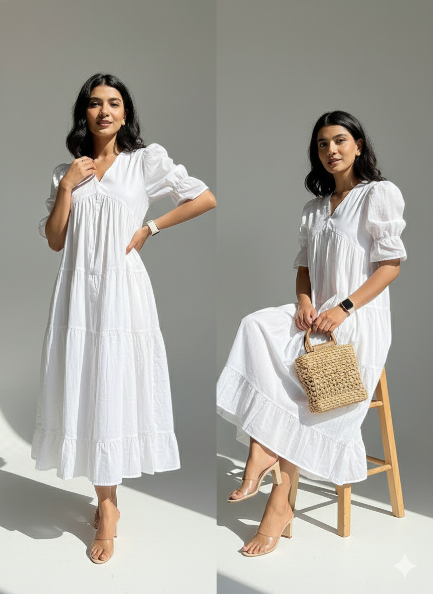 Snowwhite Fairytale MIDI Dress