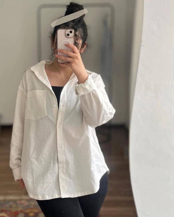 White Luxury Cotton Shirt