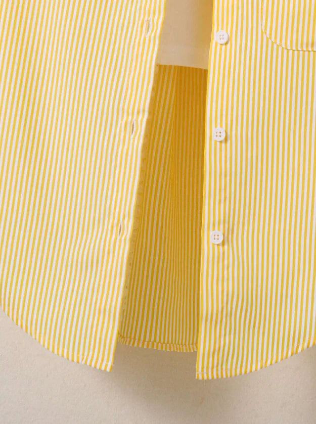 Girls Striped Sun Protection Shirt Korean Style Spring/Summer
