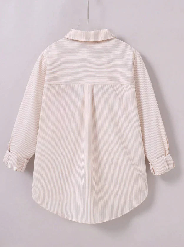 Girls Striped Sun Protection Shirt Korean Style Spring/Summer