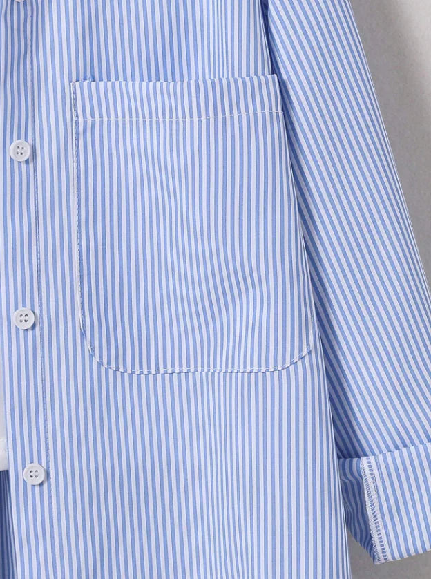 Girls Striped Sun Protection Shirt Korean Style Spring/Summer